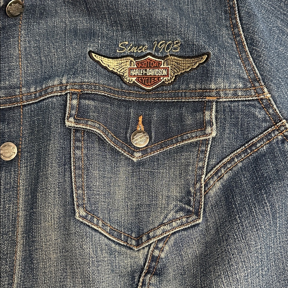 Women’s Harley-Davidson jean jacket - Picture 2 of 7